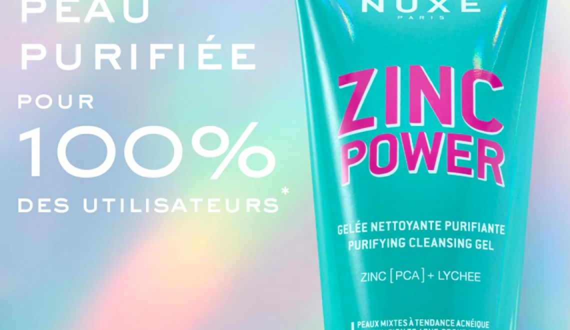 Nouvelle gamme Nuxe Zinc Power : l'allié anti-imperfections après l'été