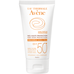 Crème solaire Minérale SPF 50+ Haute protection Av