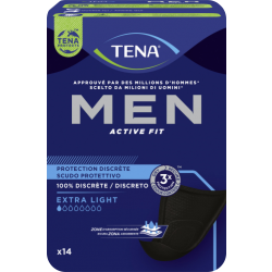 TENA MEN EXTRA LIGHT Protection discrète 1 GOUTTE (