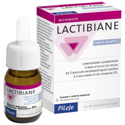 Complément Alimentaire Microbiote Lactibiane Enfant Gouttes Pilej