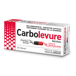 Carbolevure gélule anti ballonnement