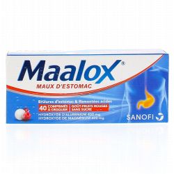 Maalox maux d'estomac Fruits Rouges