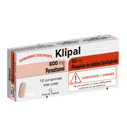 KLIPAL CODEI.600MG/50MG CPR 12