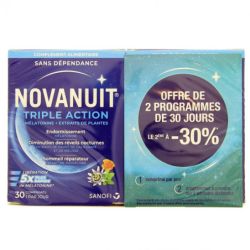 Novanuit triple action lot de 2 le 2iem à -40%