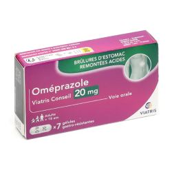 Omeprazole 20 mg gélule estomac