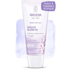 Crème Protectrice Visage à la Mauve Blanche Bio We