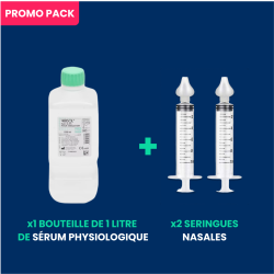 Pack Versol bouteille Sérum Physiologique NaCl Seringues nas