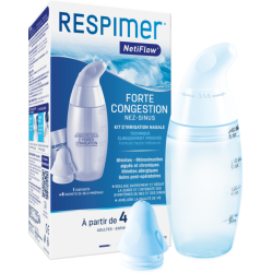 Respimer Kit Netiflow décongestionnant nasal Sachets pour ir