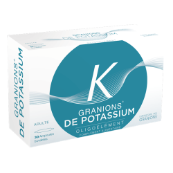 Granions de Potassium Complément Alimentaire - 30 Ampoules