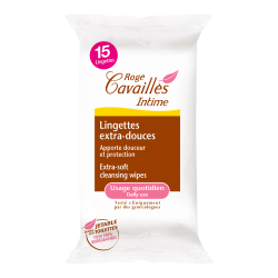 Lingettes Extra-Douces Rogé Cavaillès Intime - x15 Ling