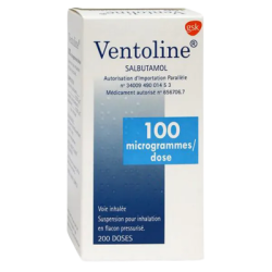 VENTOLINE 100Y INH FL200DOS 1