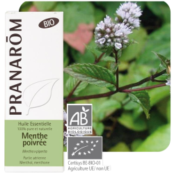 Huile Essentielle Bio Menthe Poivrée Pranarôm - 5ml