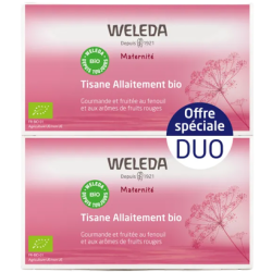 Tisane allaitement arôme fruits rouges Weleda maternité 