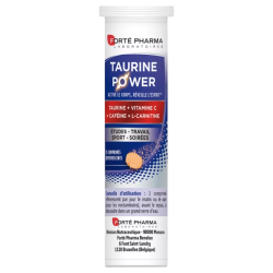 Forté pharma taurine power énergie et vitalité 15x