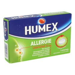 Humex Allergie Loratadine 10Mg 7 comprimés