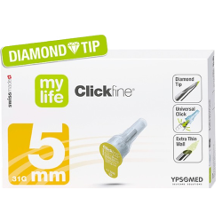 Mylife Clickfine DiamondTip Aiguilles pour stylo Ypsomed