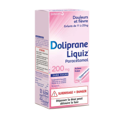 DOLIPRANELIQUIZ 200MG 12 SACHETS