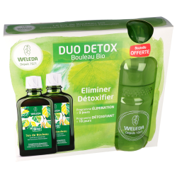 Coffret Duo Détox au Bouleau Bio Weleda + 1 B