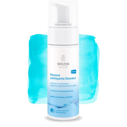 Mousse Nettoyante Douceur Weleda - Flacon de 150 mL