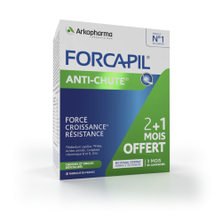 Forcapil Anti Chute 2+1 Mois Offert Arkopharma