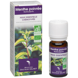 Huile Essentielle Biologique Menthe Poivrée Docteur Valnet -