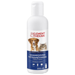 Shampoing Antiparasit Chien et Chat Clément Thékan 200m