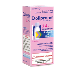 DOLIPRANE 2,4% S/SUC BUV 100ML