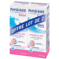 Hygiène nasale du nourrissons Micro diffusion Physiomer -&#x