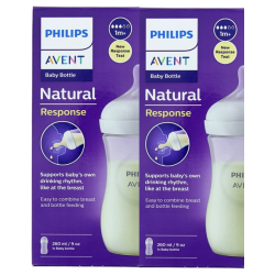 Biberons x2 Natural Response Avent 1m+ débit 3