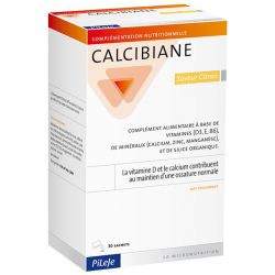 Complément Alimentaire Calcibiane Saveur Citron Pileje - 30&