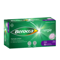 Berocca Energie goût cassis sans sucre effervescent