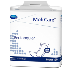 Molicare Rectangular Pads 15x60 cm 5 Gouttes (x28) 