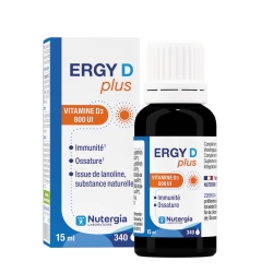 Ergy D plus Vitamine D3 15ML