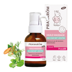 Huile de massage réconfort ventre Pranarôm 30ml