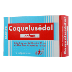 Coquelusedal Enfants Suppositoires pour la Toux Grasse