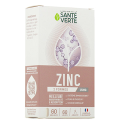 Complément Alimentaire Zinc 15mg Santé Verte