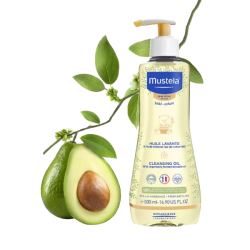 Huile lavante avocat peau sèche Mustela