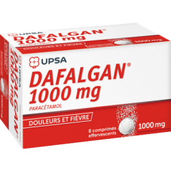 Dafalgan 1G 8x Comprimés effeverscents Douleurs