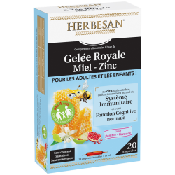 Herbesan Gelée Royale-Miel-Zinc Dès 4 ans Super Diet&#x