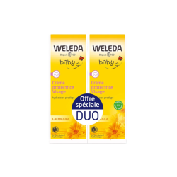 Offre duo crème protectrice visage bébé Weleda