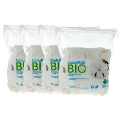 Coton rectangle Bio Evolupads Evolupharm 8x10 cm Sachet de&#