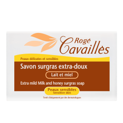 Savon Surgars extra-doux Lait et Miel Rogé Cavaillès&#x