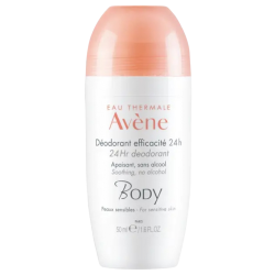 Avene BODY Deodorant Efficacité 24h Apaisant et Sans Al