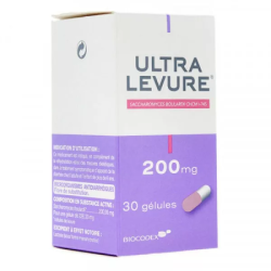 Ultralevure 200 Mg 30 Gelules