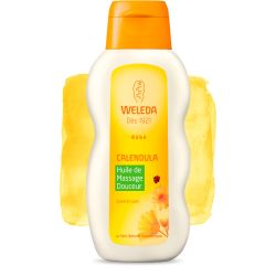 Huile de Massage Douceur au Calendula Bébé & E