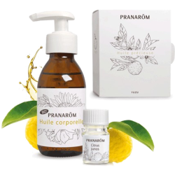 Coffret Huile Précieuse Yuzu Pranarôm - Huile Corporell