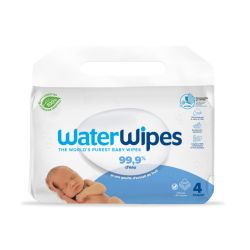 Waterwipes lingettes bébé Eau 4x60