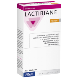 Complément Alimentaire Microbiote Lactibiane Voyage Pileje- 14&#x