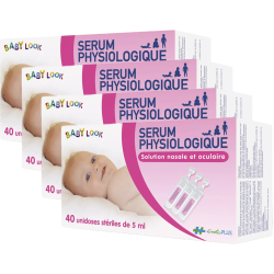 Sérum Physiologique 40 unidoses stériles 5 mL Evoluphar