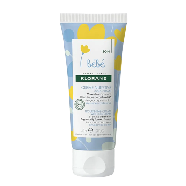 Crème nutritive bébé peau sèche Klorane